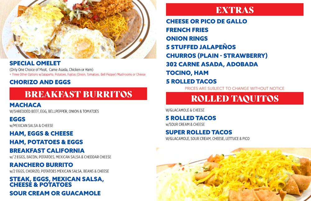 Castañeda's Mexican Food Menu image 4